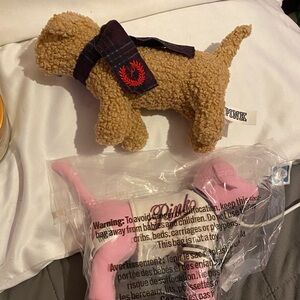 PINK Victoria's Secret Pink and brown dog